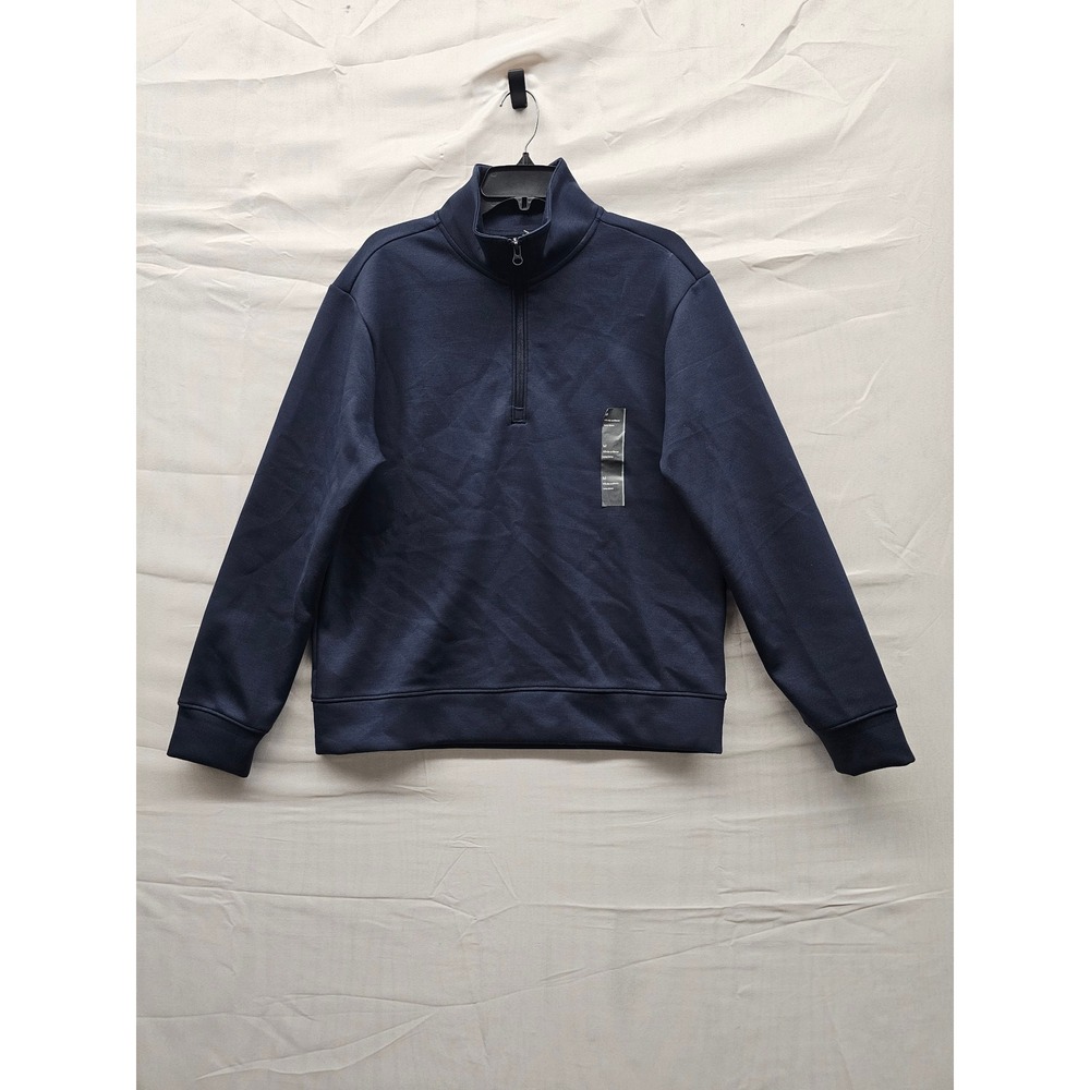 All in Motion Mens Sleek Spacer 1/2 Zip Pullover Navy Blue‎ Medium VN1990389
